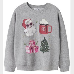 Name It Sweatshirt - NkfRasab - Grey Melange