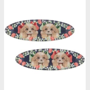 Konges Sljd Hrspnder - 4 cm - 2-pak - Agnes - Puppy