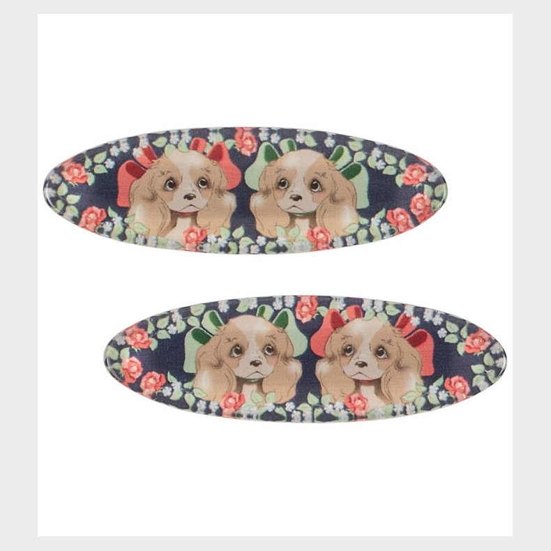 Konges Sljd Hrspnder - 4 cm - 2-pak - Agnes - Puppy