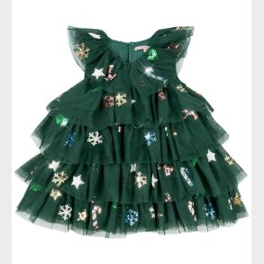 Konges Sljd Tylkjole - Yvonne Christmas - Hunter Green m. Paill