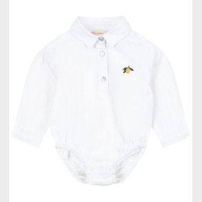 Konges Sljd Skjortebody l/ - Ray - Optic White