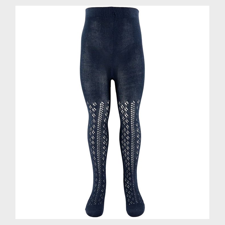 Konges Sljd Strmpebukser - Bomuld/Uld - Navy m. Hulmnster