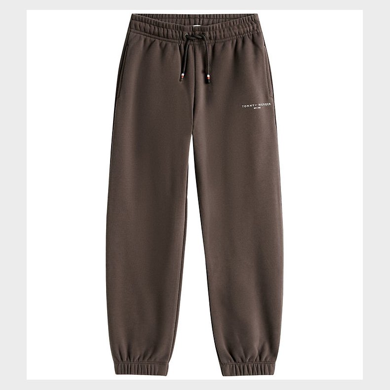 Tommy Hilfiger Sweatpants - Mini Corp - Black Walnutbrown