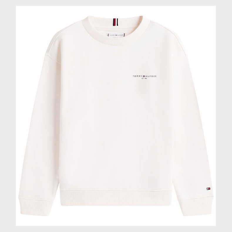 Tommy Hilfiger Sweatshirt - Mini Corp - Ancient Whitewhite
