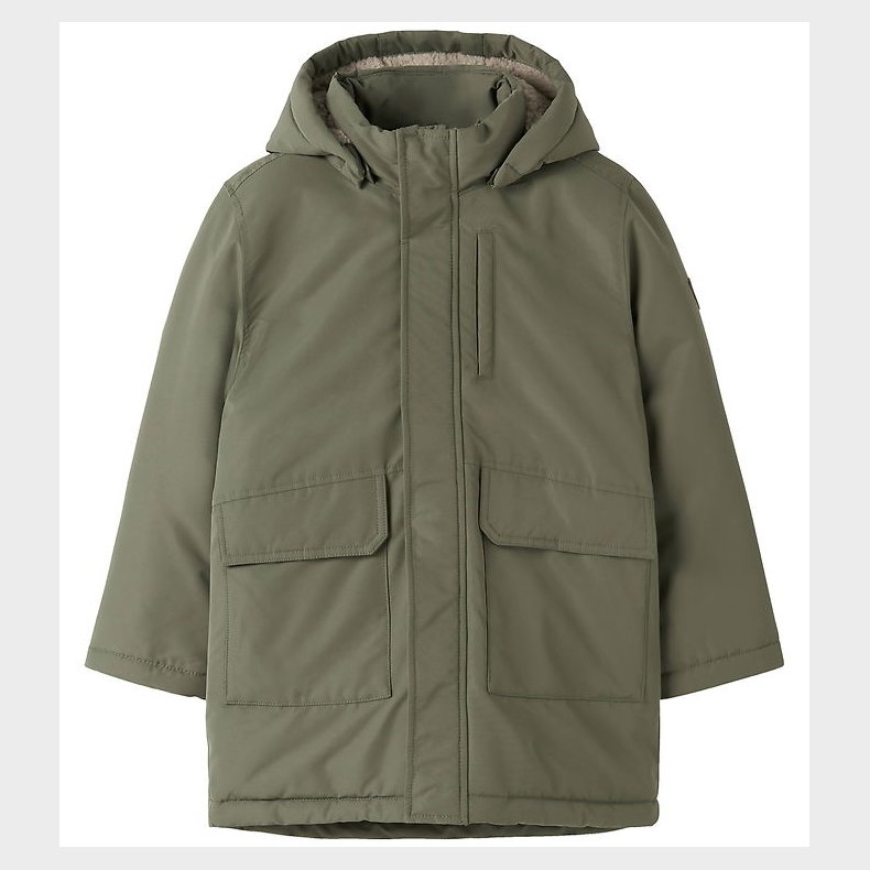 Name It Vinterjakke - NkmMarlow - Dusty Olive