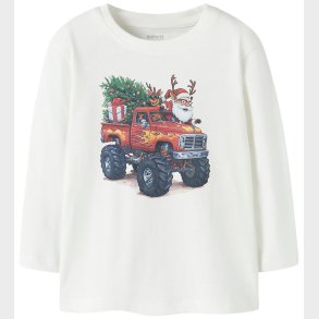 Name It Bluse - NmmVosmas - Cloud Dancer/Santa