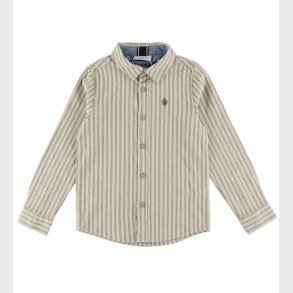 Name It Skjorte - NkmRekid - Island Fossil/Thin Stripe in Delici