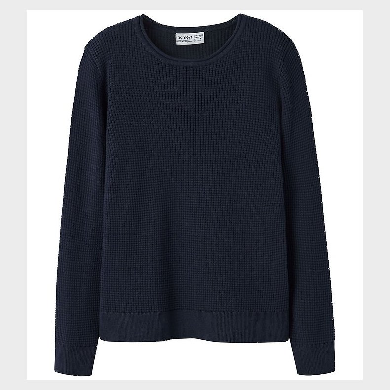 Name It Bluse - Strik - Rib - NkmViklas - Navy Blazer