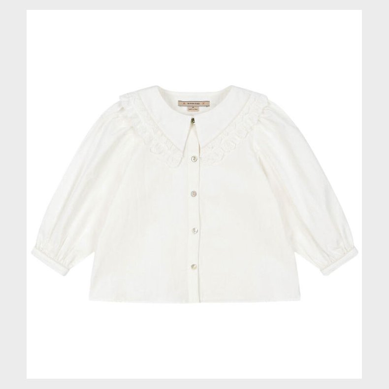 Konges Sl�jd Skjorte - Coeur Collar - Optic White