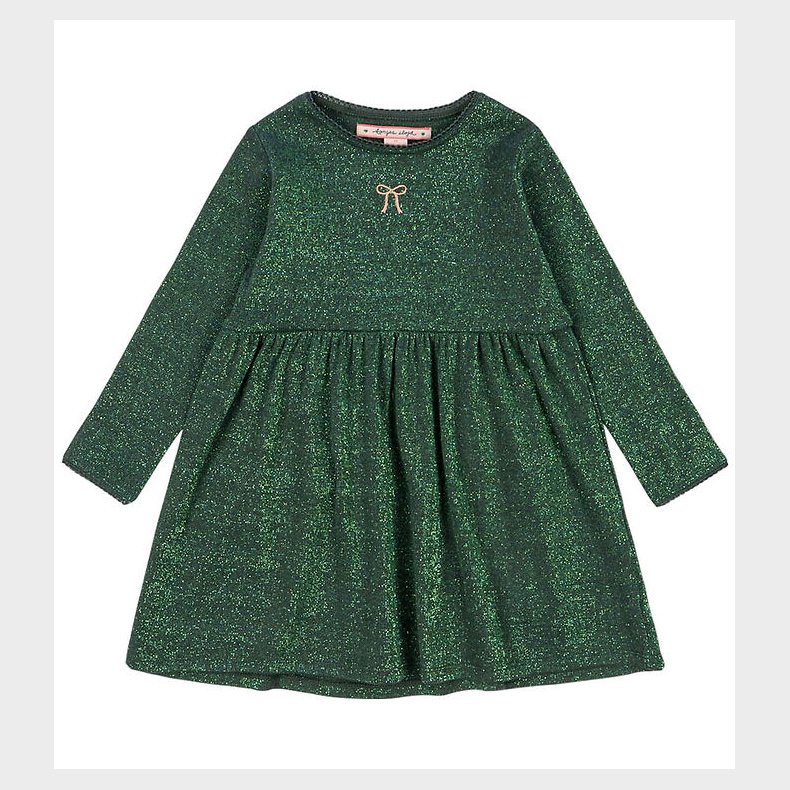 Konges Sl�jd Kjole - Roli - Jungle Green m. Glimmer