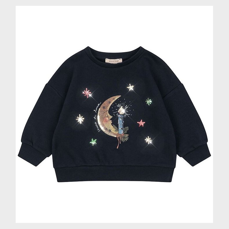 Konges Sljd sweatshirt - Loupy Lou - Dark Navy m. Mne