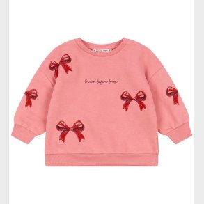 Konges Sljd Sweatshirt - Lou Bow - Strawberry Ice m. Sljfer