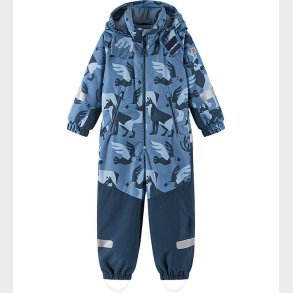 Reima Flyverdragt - Kurikka - Blue Ocean m. Print