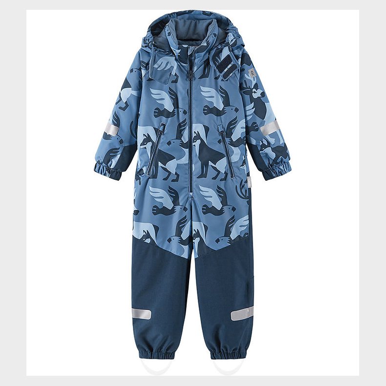 Reima Flyverdragt - Kurikka - Blue Ocean m. Print