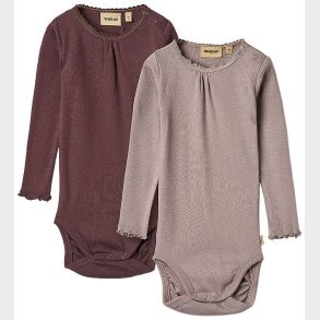 Wheat Body l/ - 2-pak - Rib - Purple Fudge