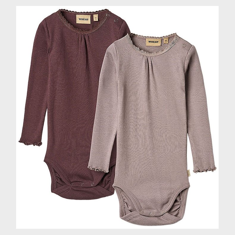 Wheat Body l/ - 2-pak - Rib - Purple Fudge