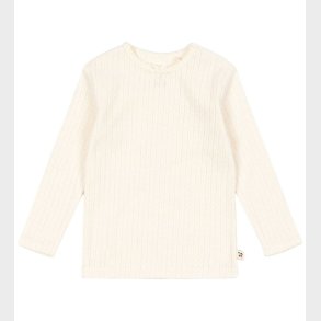 Konges Sljd Bluse - Minnie - Buttercream m. Hulmnster