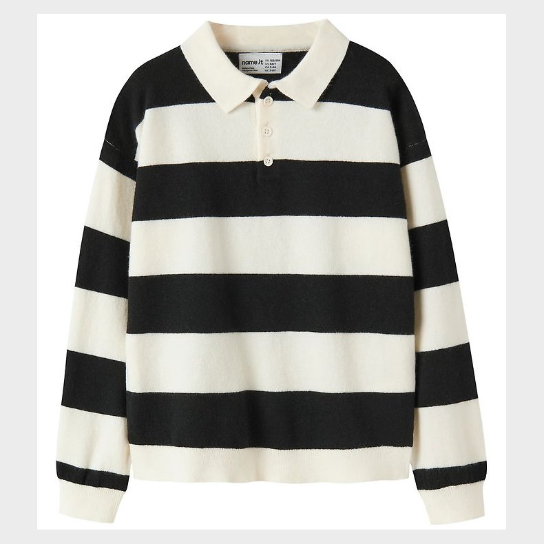 Name It Polo - Strik - NkmObert - Black