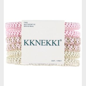 Kknekki H�relastikker - Slim - 6-pak - Pink/White