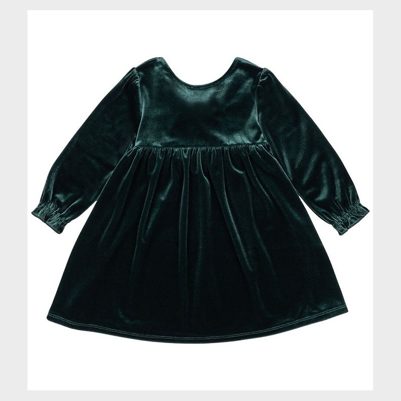 Konges Sl�jd Velourkjole - Gia Bow - Pine Grove
