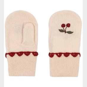 Konges Sljd Luffer - Uld - Belou - Off White m. Kirsebr