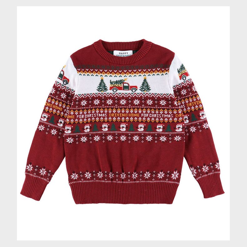 Jule-Sweaters Bluse - Driving Home For Christmas