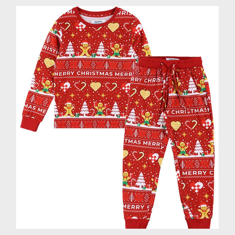 Jule-Sweaters Pyjamas - Christmas Cookie - Rd