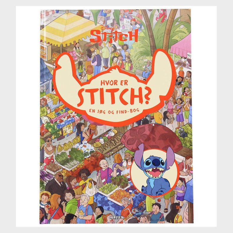 Forlaget Carlsen Bog - Hvor Er Stitch? En Sg Og Find-bog