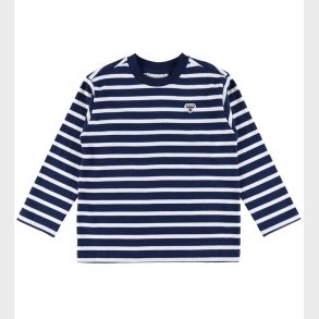 Hummel Bluse - HmlJR - Loose - Dress Blues/White