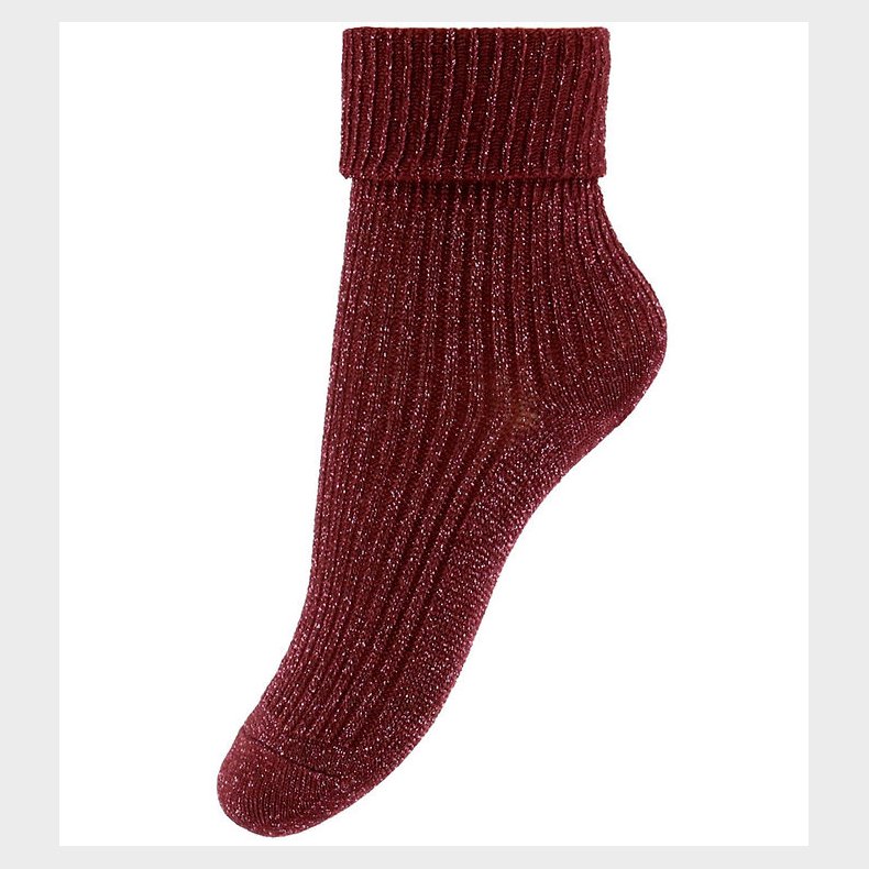 MP Strmper - Rib - Iris - Glitter - Wine Red