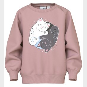 Name It Sweatshirt - NmfVenus - Keepsake Lilac/Yin Yang Cat