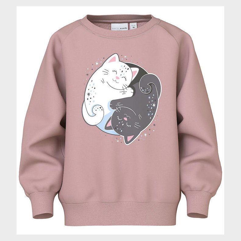 Name It Sweatshirt - NmfVenus - Keepsake Lilac/Yin Yang Cat