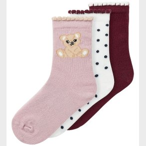 Name It Strmper - NmfRiva - 3-pak - Burgundy