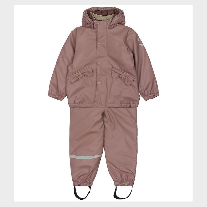 Mikk-Line Regntj - PU - Animal - Twilight Mauve
