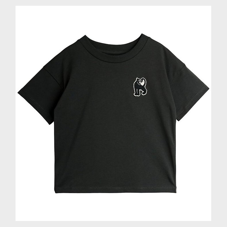Mini Rodini T-shirt - Panther patch - Sort