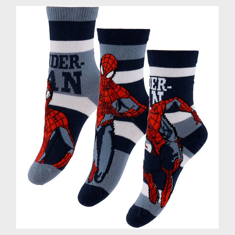 Name It Strmper - 3-pak - NmmOctavius - Spider - Navy Blazer/1X