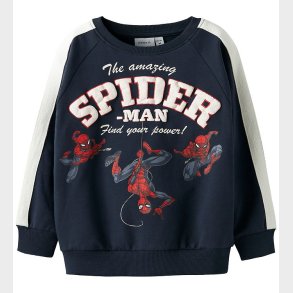 Name It Sweatshirt - NmmObert - Spider - Navy Blazer