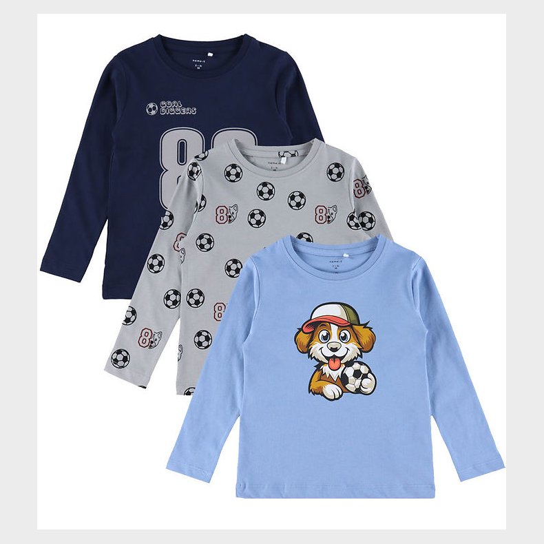 Name It Bluse - Noos - 3-pak - NmmNiko - Navy Blazer