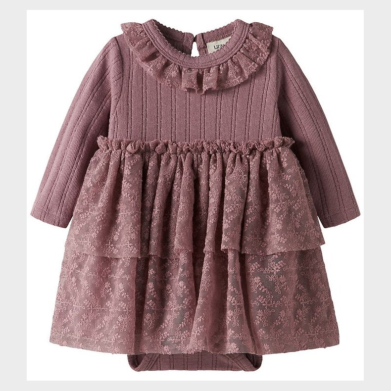 Lil Atelier Kjolebody l/ - NbfRobelle - Nostalgia Rose