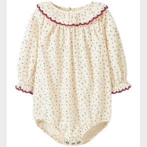 Lil Atelier Body l/ - NbfRasia - Turtledove/Red Dahlia