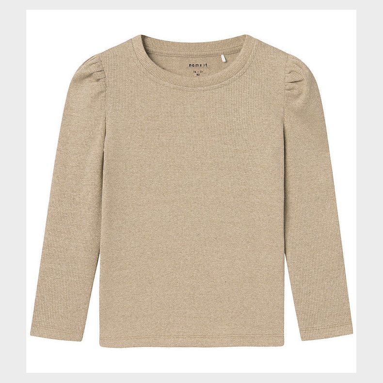 Name It Bluse - NmfSiclo - Glitter - Cement