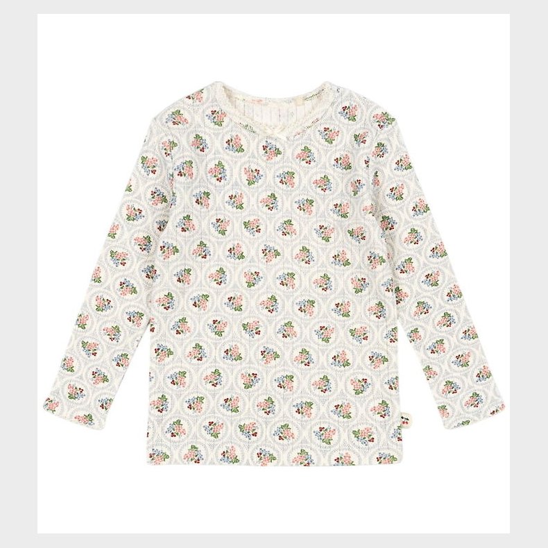 Konges Sljd Bluse - Minnie - Verona Blue m. Hulmnster