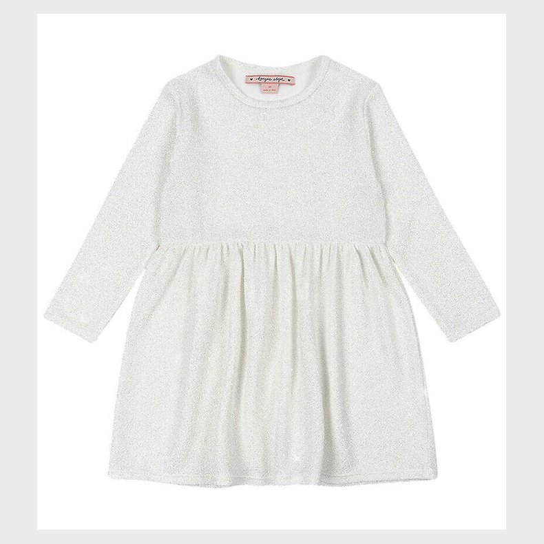 Konges Sljd Kjole - Lola - White Glitter