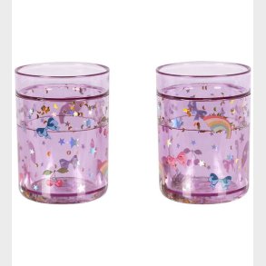 Konges Sljd Glitterkopper - 2-pak - Rainbow Twinkle