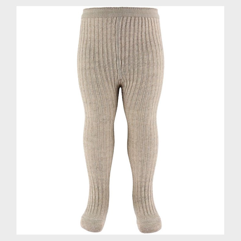 MP Strmpebukser - Uld/Bomuld - Rib - Arien - Light Brown Melang