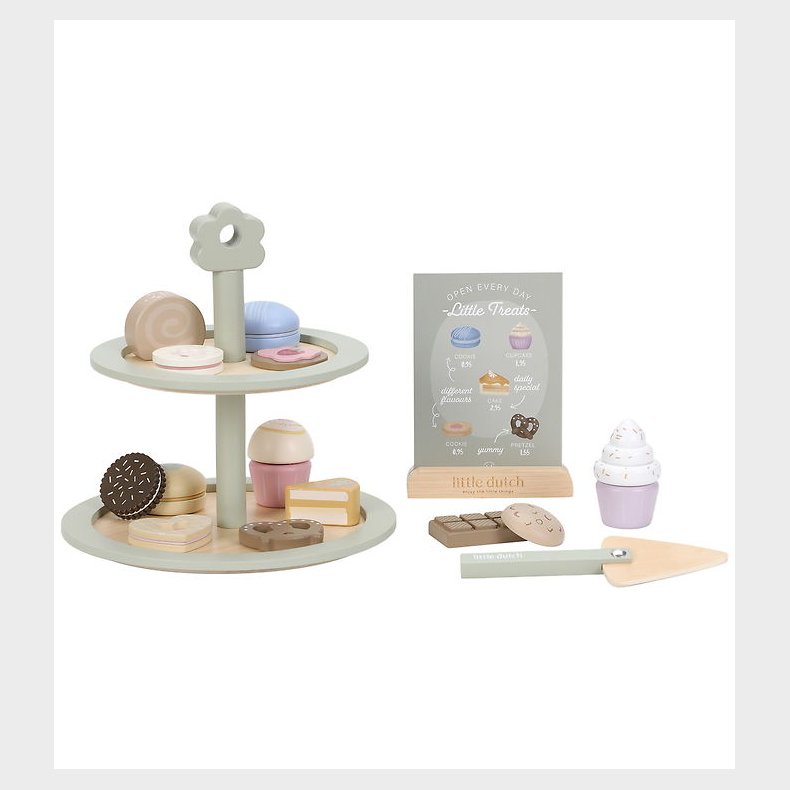 Little Dutch Kagefad - Tr� - 19 Dele - Multi