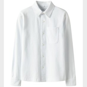 Name It Skjorte - NkmRon - Jersey - Bright White