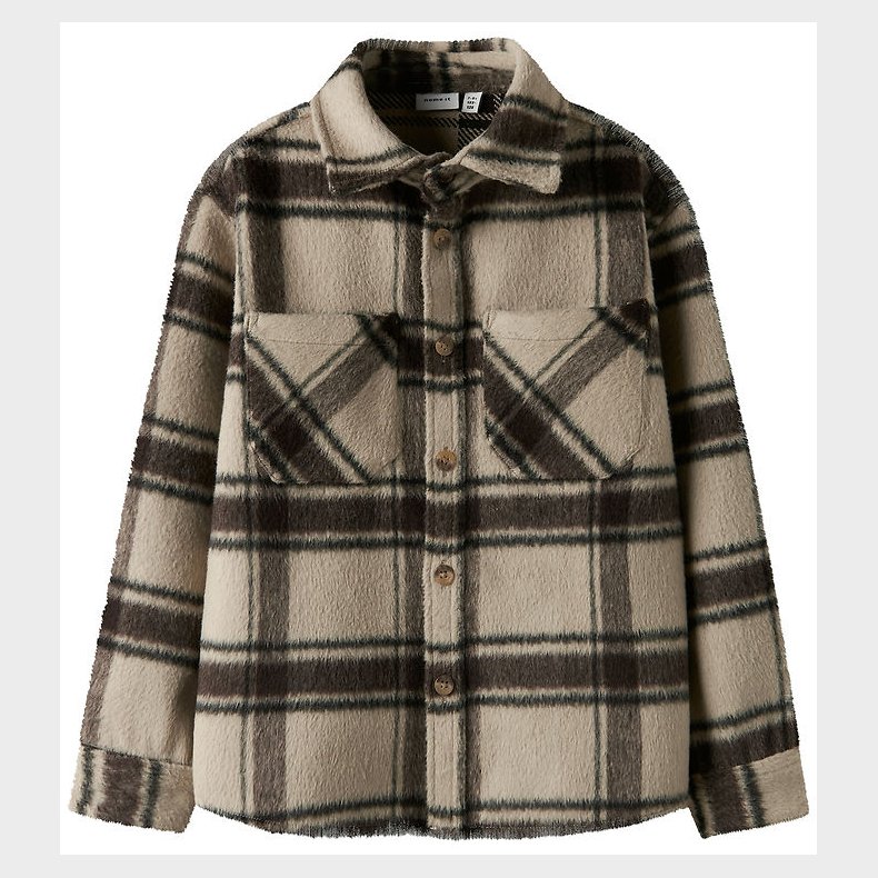 Name It Overshirt - Plys - NkmRemolle - Island Fossil