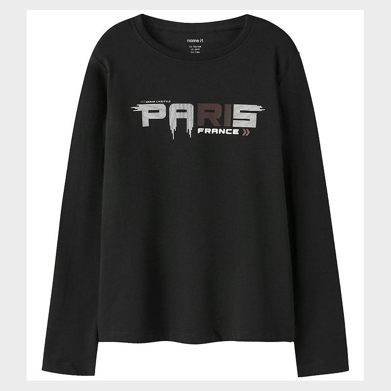 Name It Bluse - NkmVux - Black/France