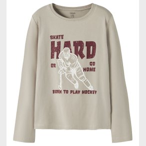 Name It Bluse - NkmVux - Island Fossil/Hockey